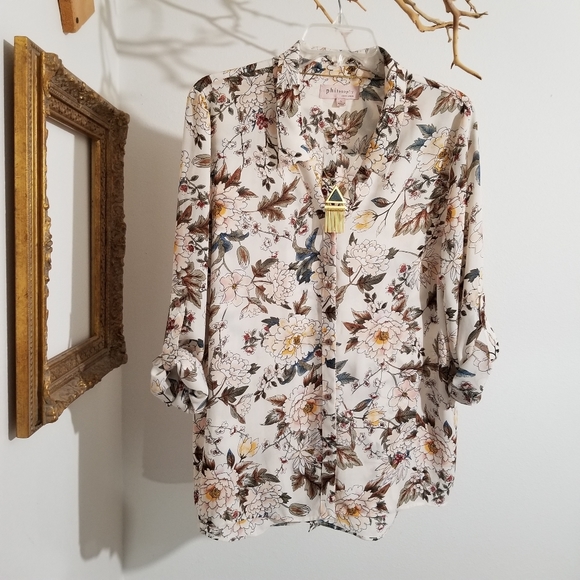 Philosophy Tops - Philosophy Floral Blouse